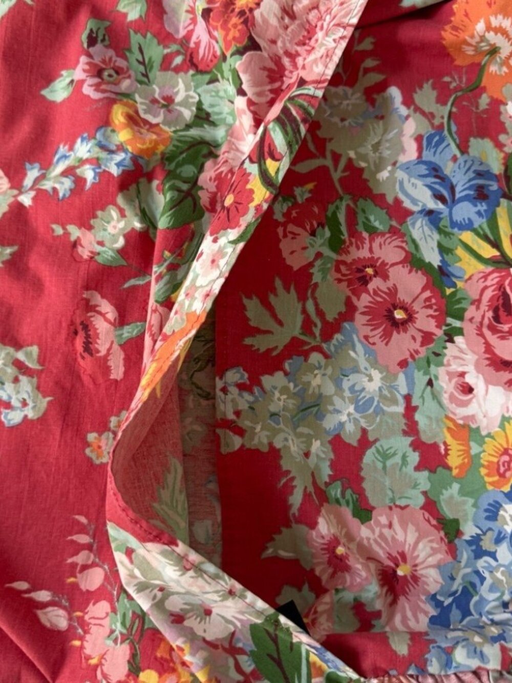 Ralph Lauren Beach House South Hampton Ruffled Pillow Shams King Floral - Picture 7 of 13